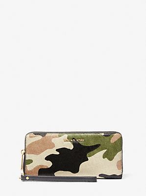 Jet Set Medium Camouflage Print Calf Hair .